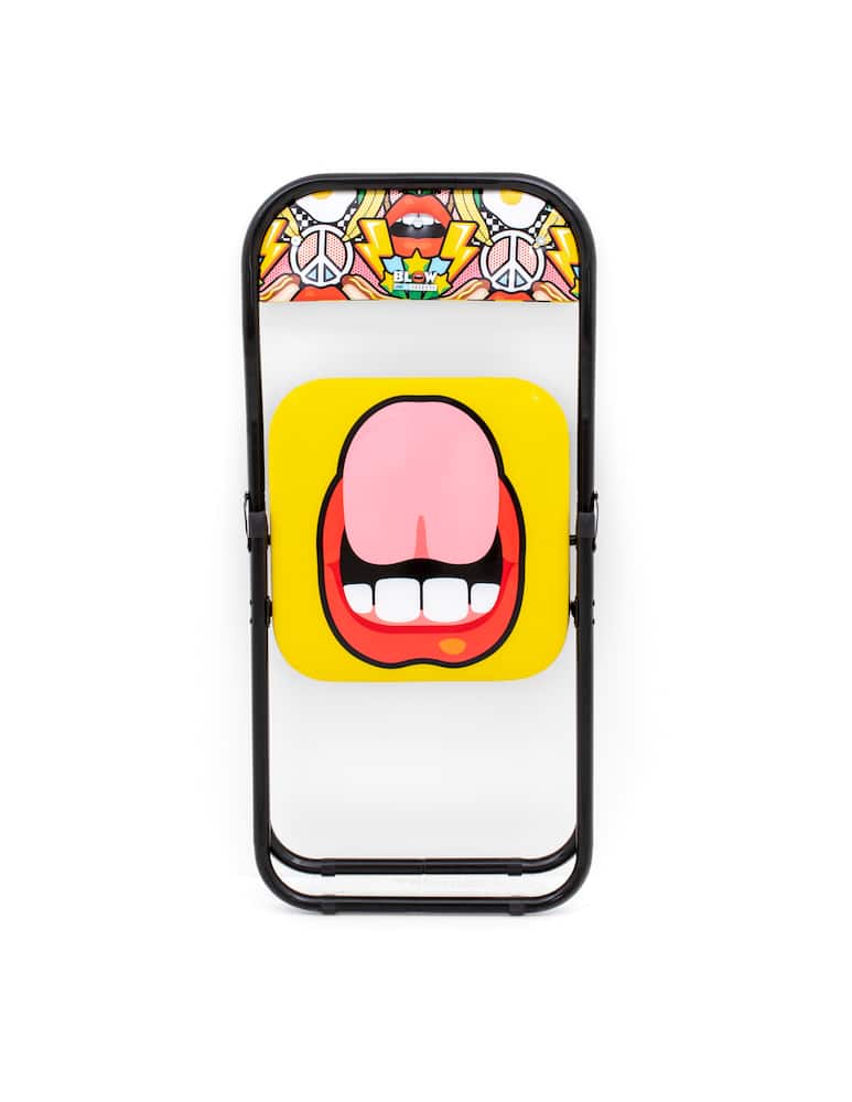 rinascente Seletti Sedia Metallo Pieghevole "Studio Job-Blow" Tongue New - Multicolor