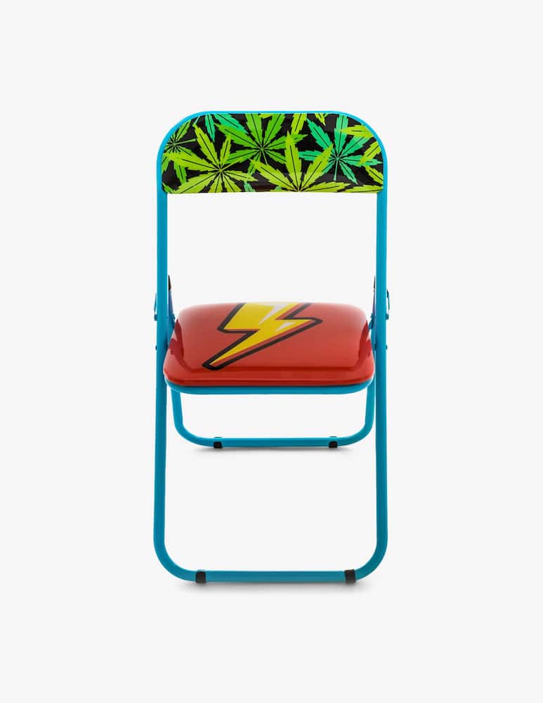 rinascente Seletti Sedia Metallo Pieghevole "Blow-Blow" Flash New - Multicolor