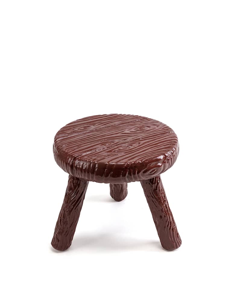 rinascente Seletti "Milk" Stool - Bordeaux