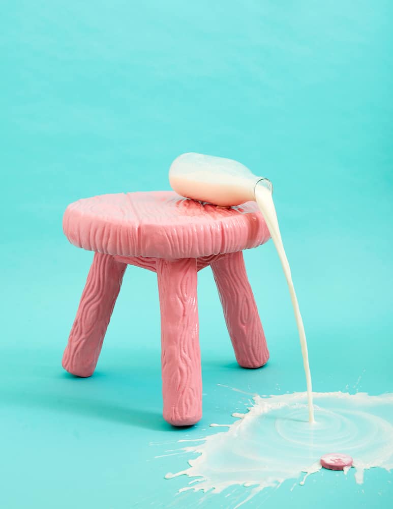 rinascente Seletti "Milk"5 Stool - Pink