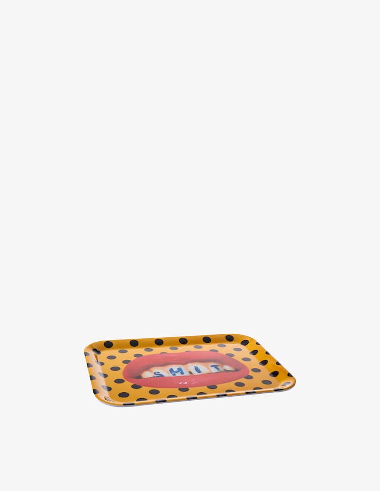 rinascente Seletti Vassoio "Toiletpaper Home" Shit - Multicolor