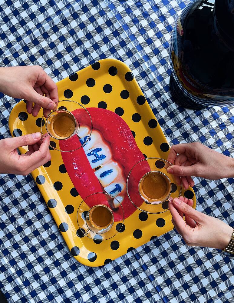 rinascente Seletti Vassoio "Toiletpaper Home" Shit - Multicolor