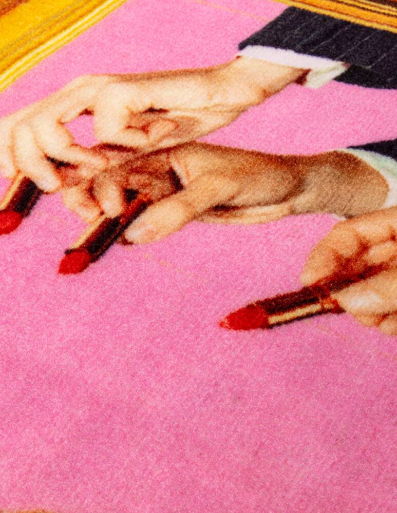 rinascente Seletti Seletti, Bath Mat - Lipsticks Pink