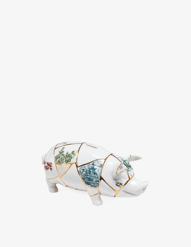 Seletti Salvadanaio "Kintsugi Piggy Bank" - immagine 3 Seletti Salvadanaio "Kintsugi Piggy Bank" - immagine 3