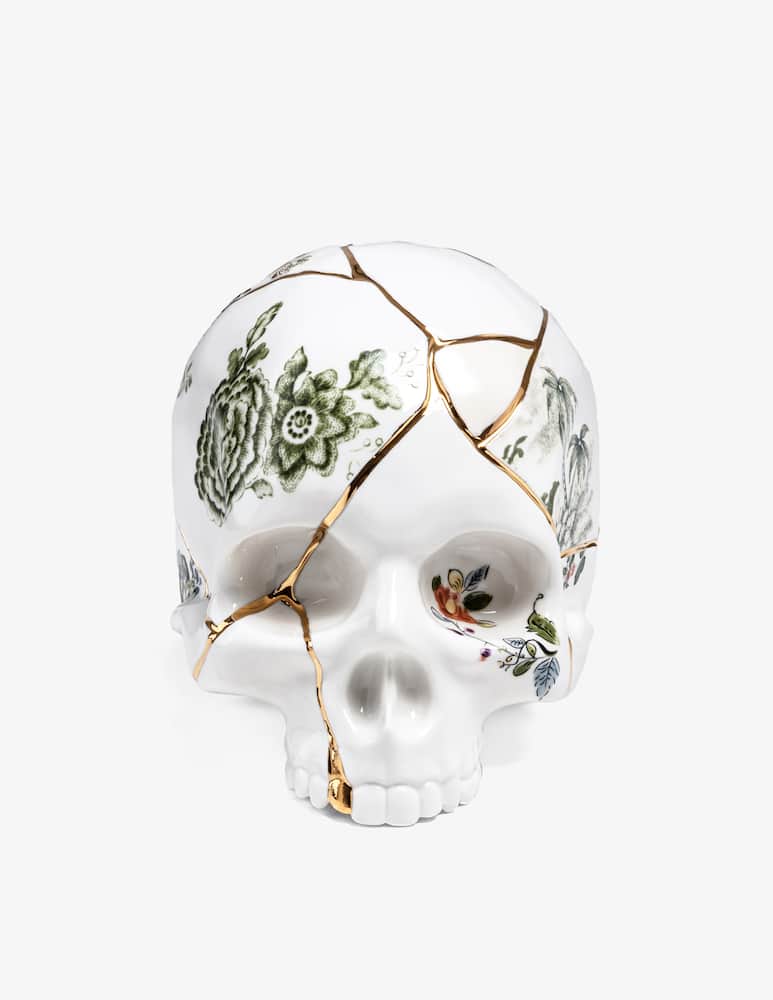 Seletti "Kintsugi Skull" Oggetto Decorativo - immagine 1 Seletti "Kintsugi Skull" Oggetto Decorativo - immagine 1
