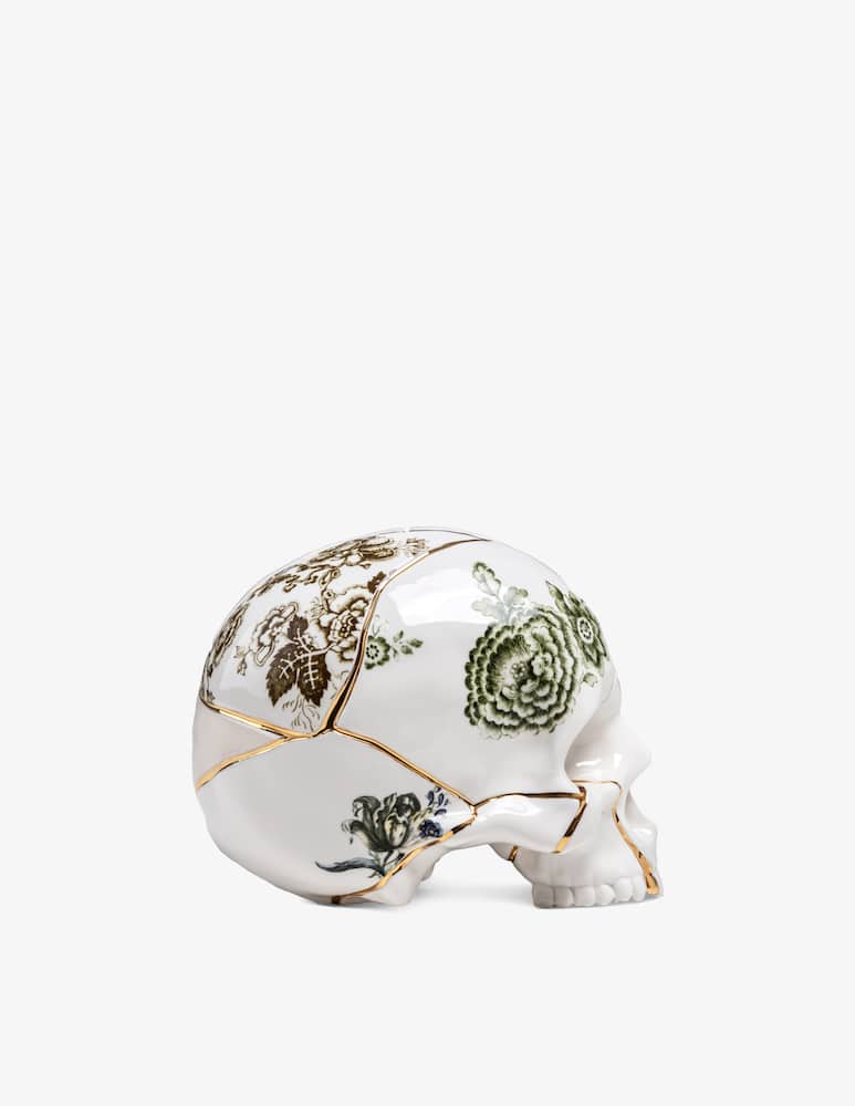 Seletti "Kintsugi Skull" Oggetto Decorativo - immagine 2 Seletti "Kintsugi Skull" Oggetto Decorativo - immagine 2