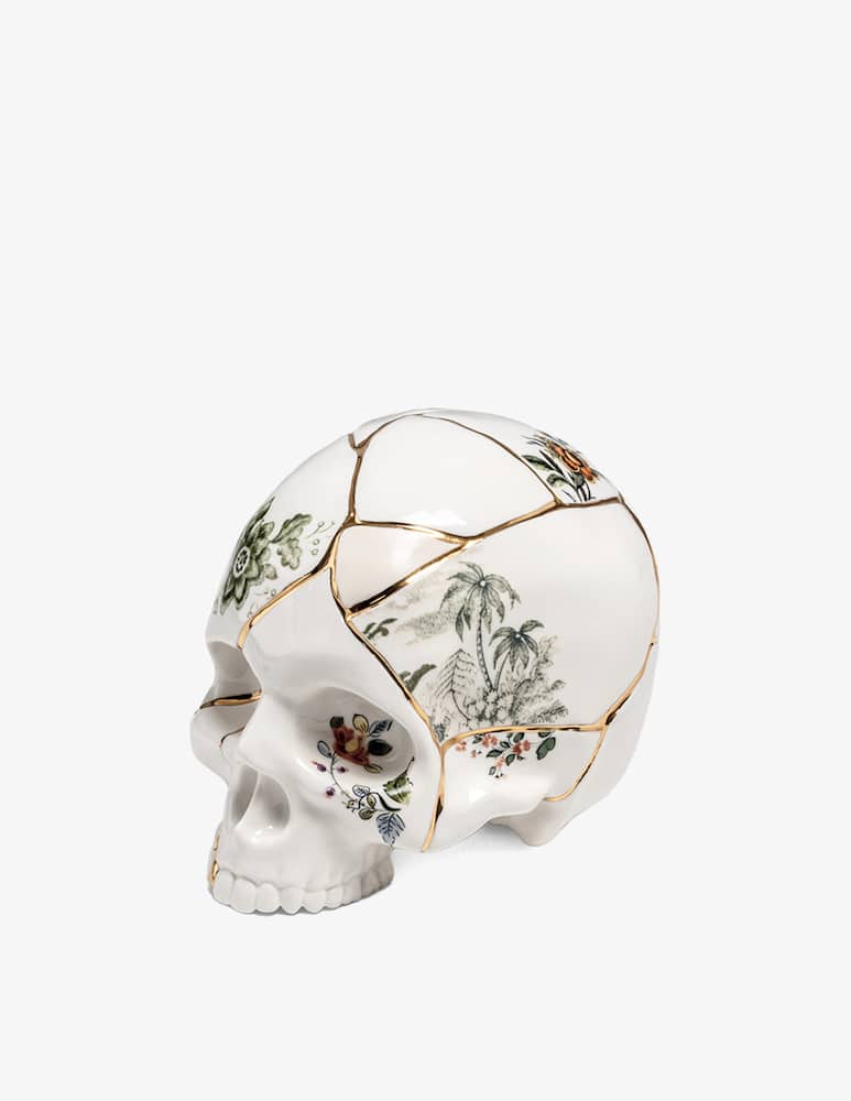 Seletti "Kintsugi Skull" Oggetto Decorativo - immagine 3 Seletti "Kintsugi Skull" Oggetto Decorativo - immagine 3