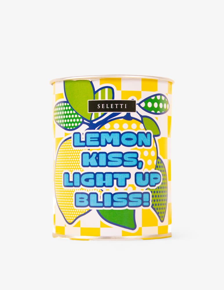 rinascente Seletti Flirty Glow Candle In Wax And Tin - Lemon