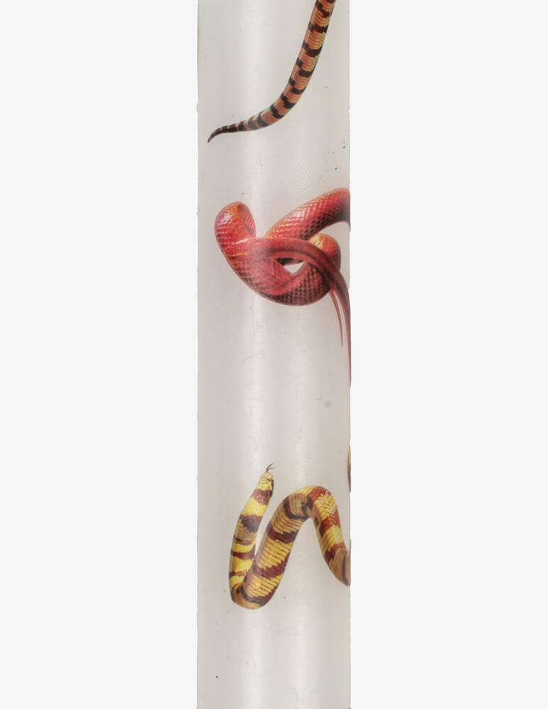 rinascente Seletti Toiletpaper "Snakes White" Set 2 Pz Candela A Stelo