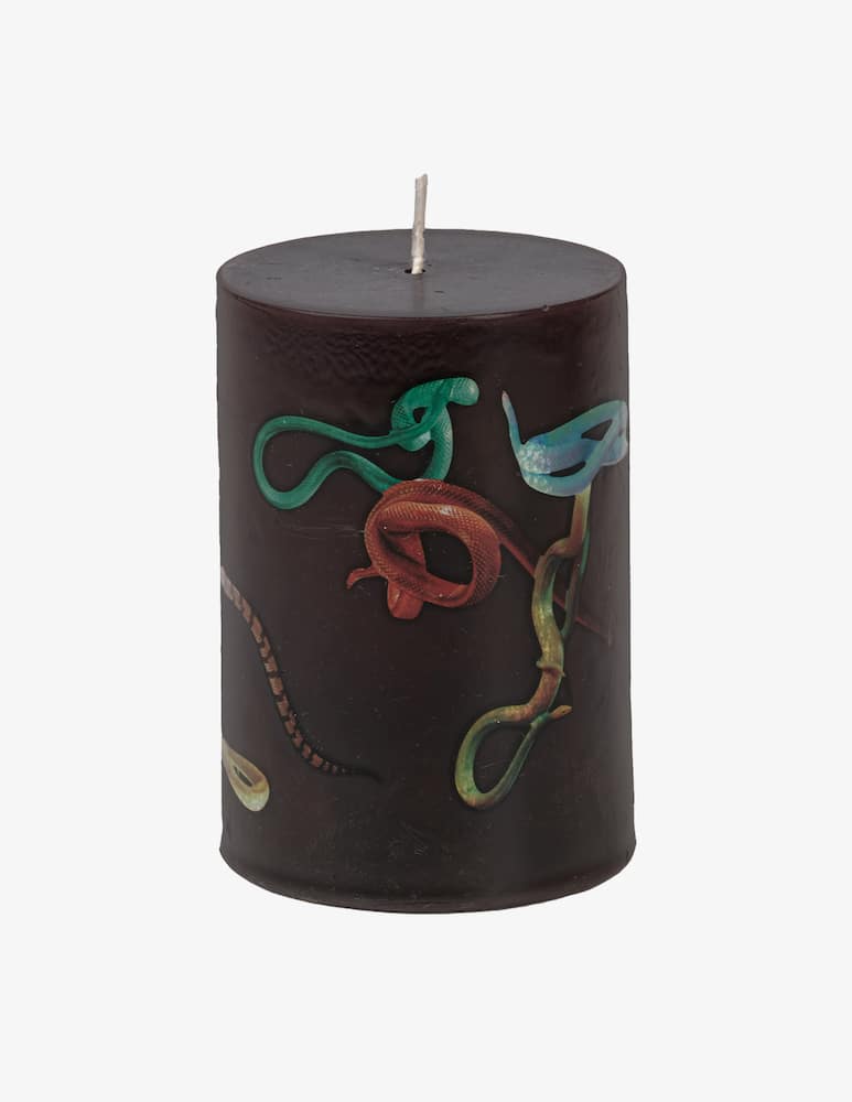 rinascente Seletti Toiletpaper Large Candle Snakes Black