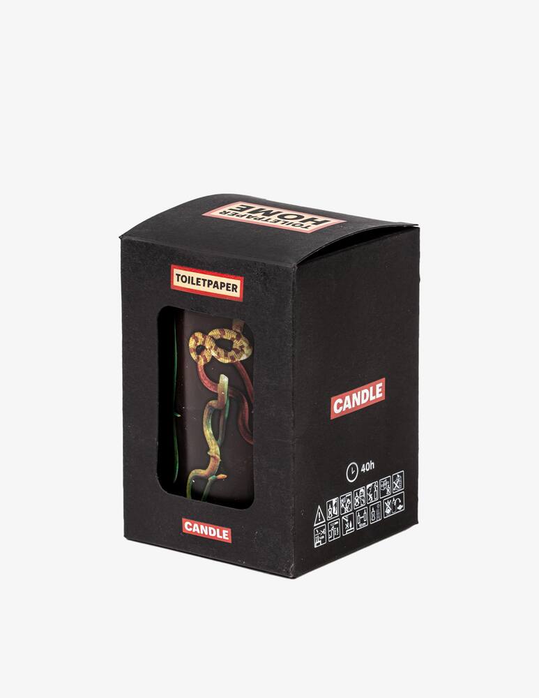 rinascente Seletti Toiletpaper Large Candle Snakes Black