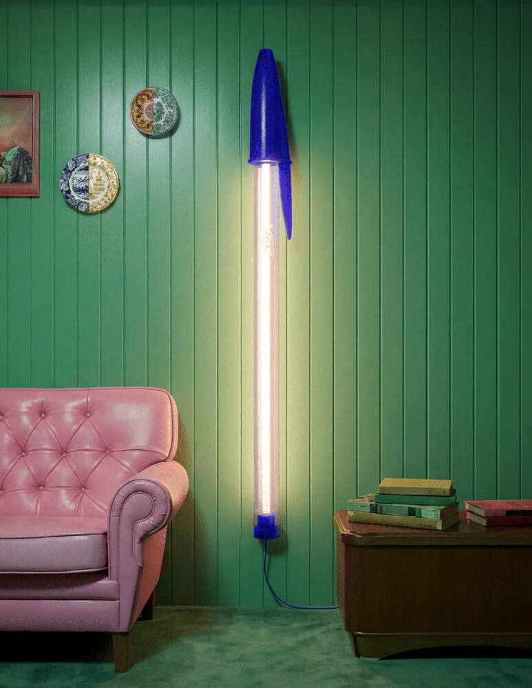 rinascente Seletti "Bic Lamp" Blu Lampada Da Parete/Sospensione 