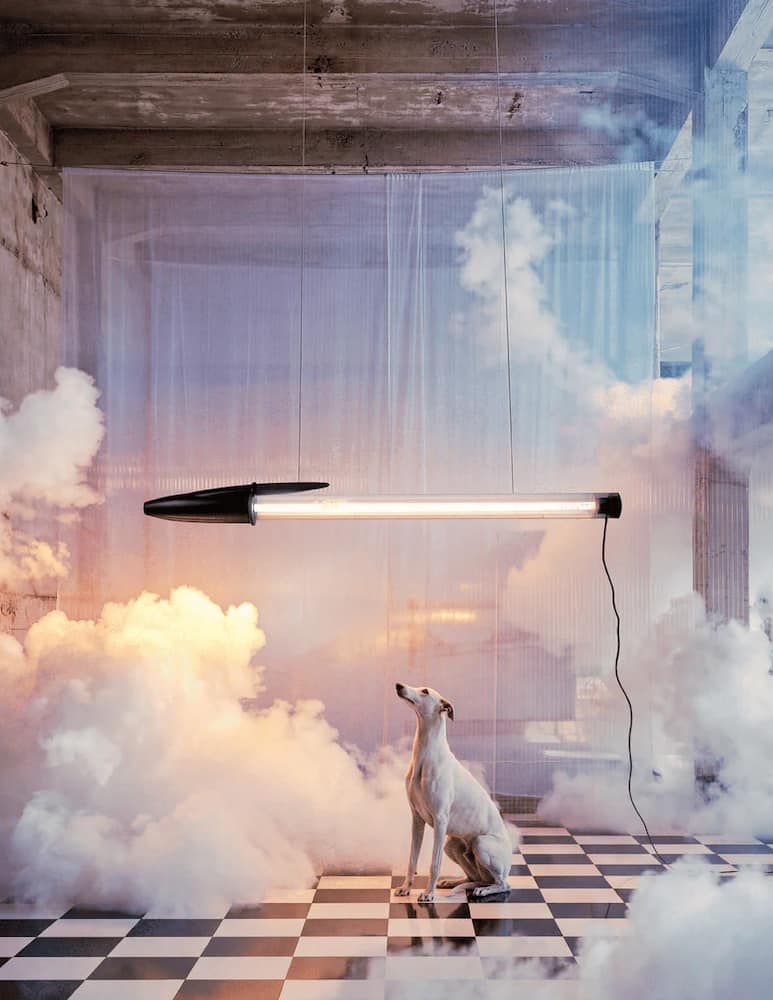 rinascente Seletti "Bic Lamp" Black Lampada Da Parete/Sospensione 