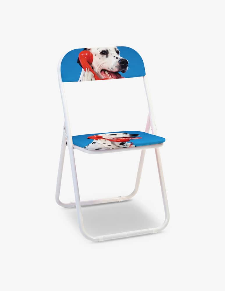 rinascente Seletti Folding Chair "Toiletpaper Home" Dog Call Center