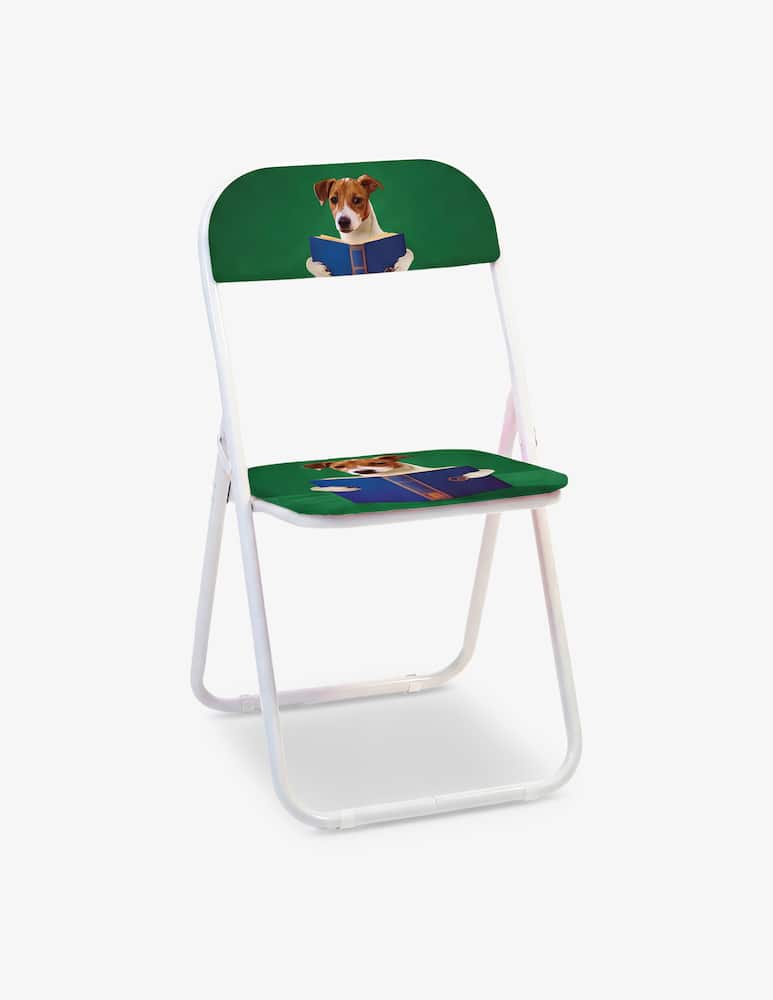rinascente Seletti Folding Chair "Toiletpaper Home" Nerdy Dog