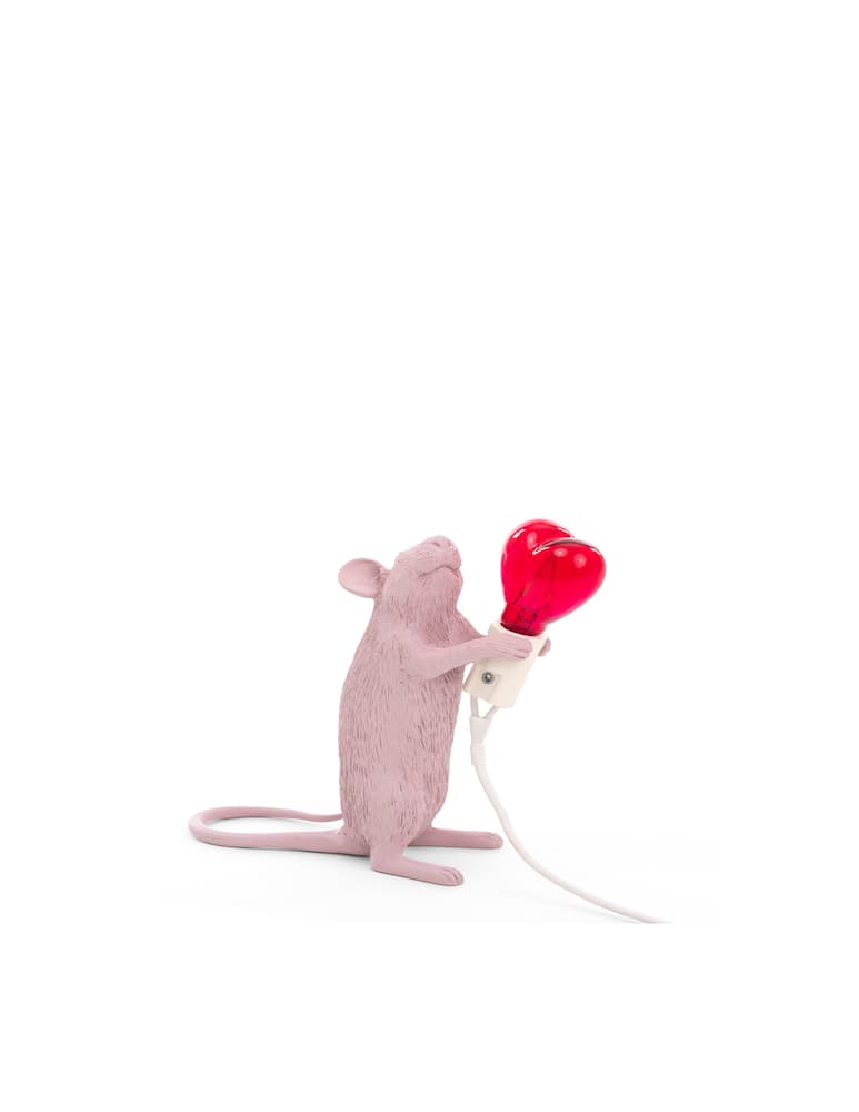 rinascente Seletti Mouse Lampada-Step Lampada Standing Valentine'S Day
