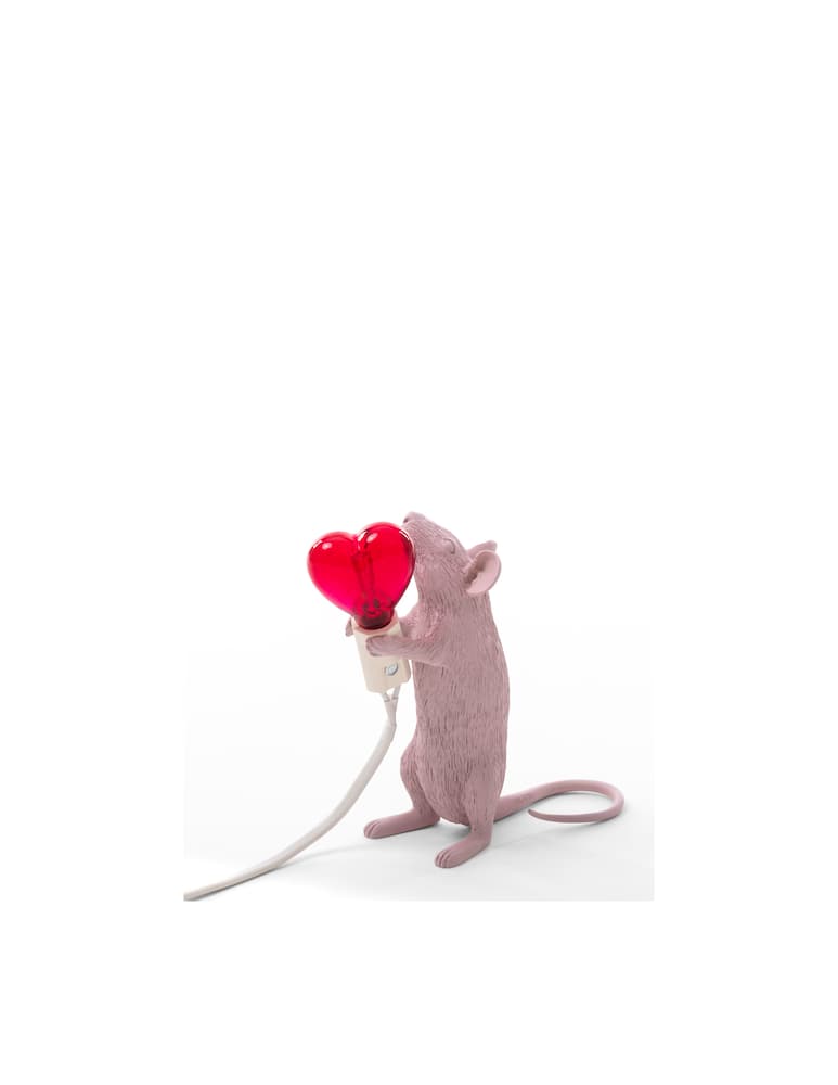 rinascente Seletti Mouse Lampada-Step Lampada Standing Valentine'S Day