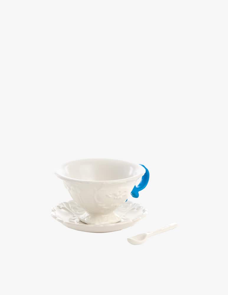 rinascente Seletti "I-Wares"  Tea Set Handles Light Blue - Multi