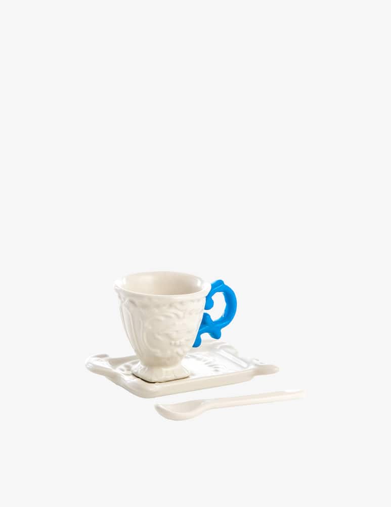 Seletti "I-Wares" Coffee Set Handle Lihgt Blue - picture 2 Seletti "I-Wares" Coffee Set Handle Lihgt Blue - picture 2