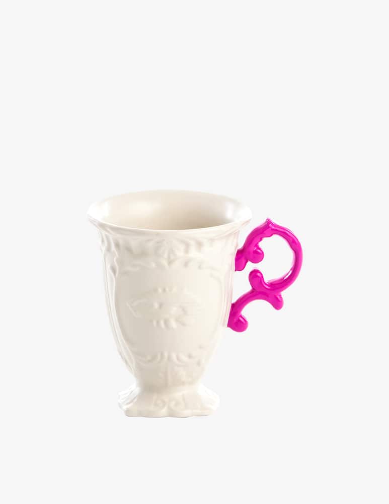 Seletti Tazza I-Wares Manico Fucsia - immagine 1