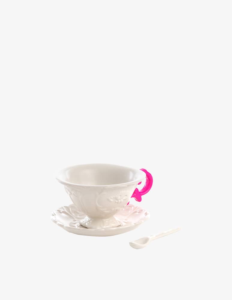 Seletti I-Wares Tea Set Handles Fuchsia - picture 2 Seletti I-Wares Tea Set Handles Fuchsia - picture 2