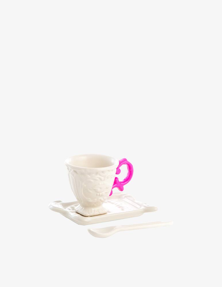 Seletti "I-Wares" Coffee Set Handle Fuchsia - picture 2 Seletti "I-Wares" Coffee Set Handle Fuchsia - picture 2