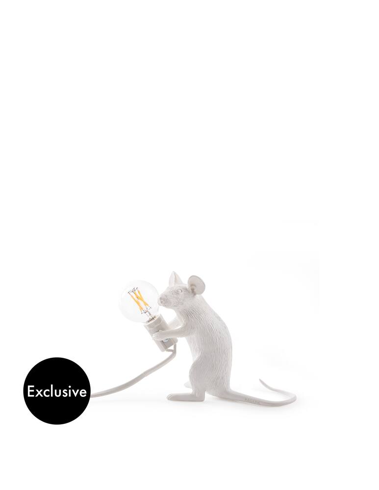rinascente Seletti Me & You Set 2 Mouse Lamp lampade da tavolo - bianco