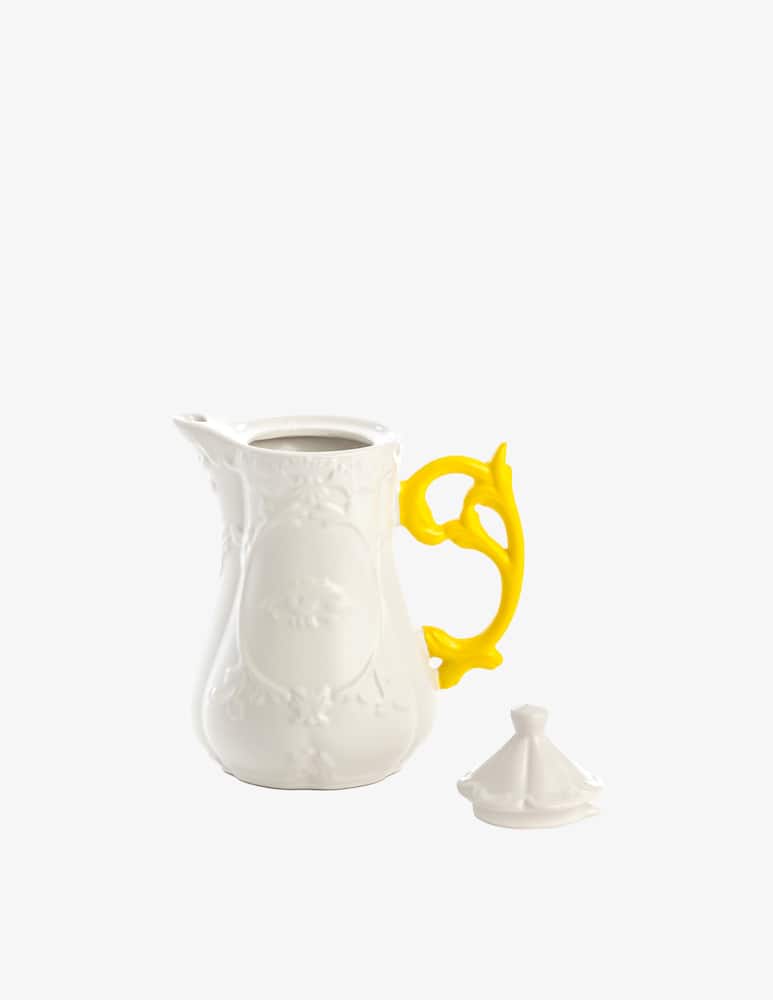 rinascente Seletti Teiera  "I-Wares" Manico Giallo - Multicolor