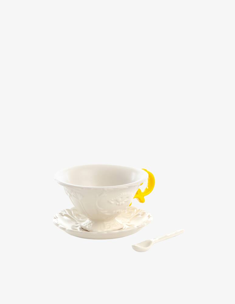 rinascente Seletti "I-Wares"  Tea Set Handles Yellow - Multi