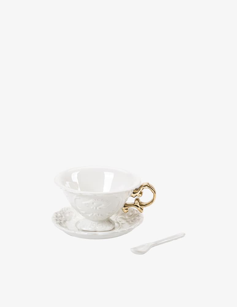 Seletti Set da Te' I-Wares Manici Oro - immagine 1 Seletti Set da Te' I-Wares Manici Oro - immagine 1
