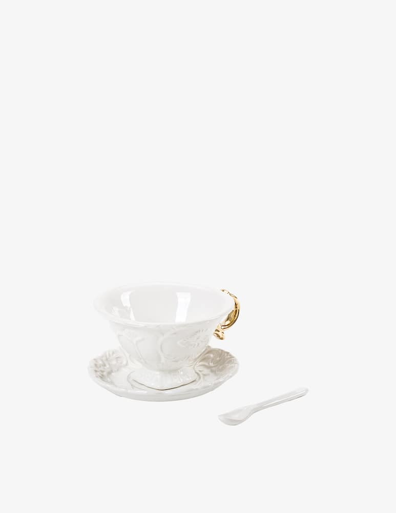 Seletti Set da Te' I-Wares Manici Oro - immagine 2 Seletti Set da Te' I-Wares Manici Oro - immagine 2