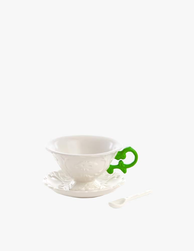 Seletti Set da Te' I-Wares Manici Verde - immagine 1 Seletti Set da Te' I-Wares Manici Verde - immagine 1