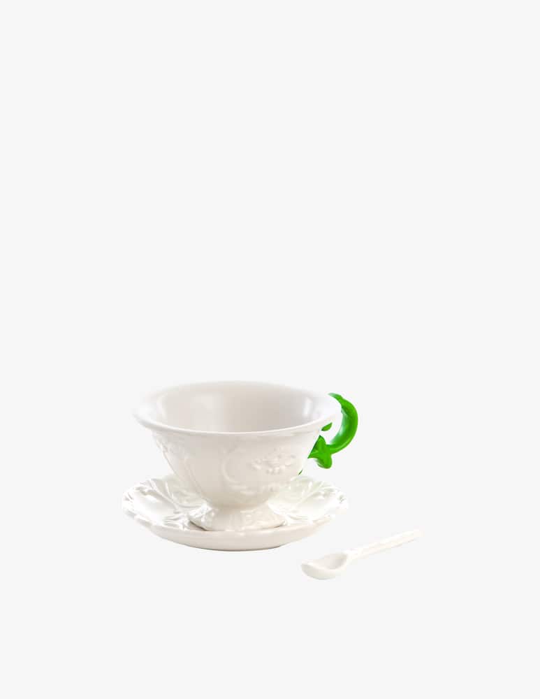 Seletti Set da Te' I-Wares Manici Verde - immagine 2 Seletti Set da Te' I-Wares Manici Verde - immagine 2