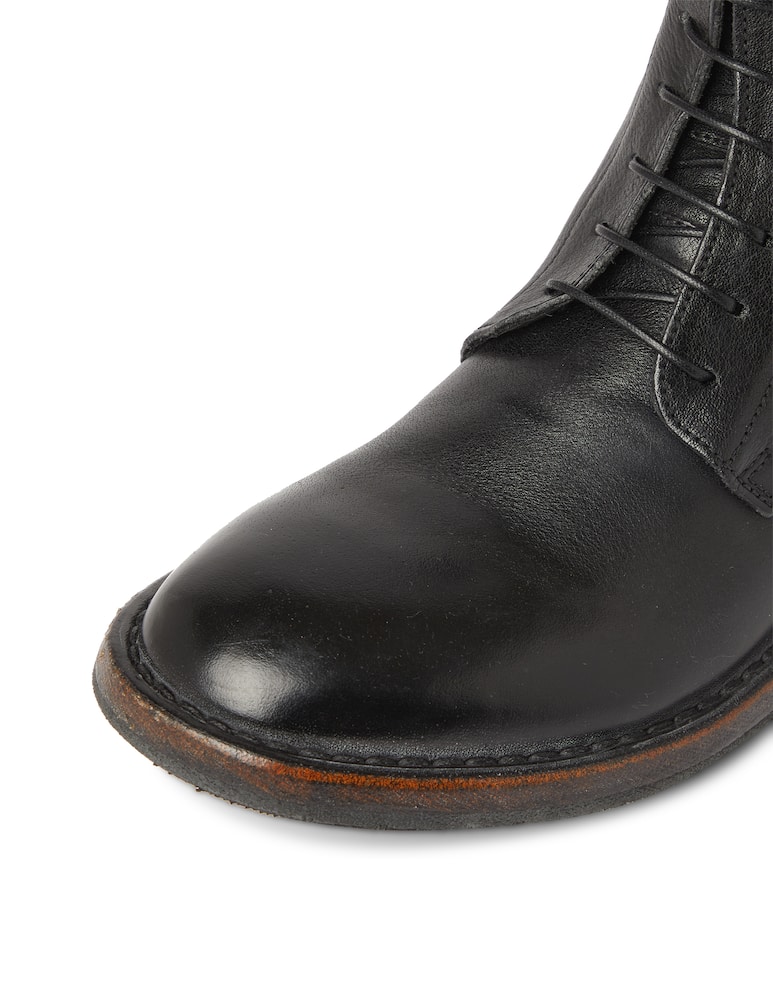 rinascente Moma Stivaletto in pelle con zip laterale