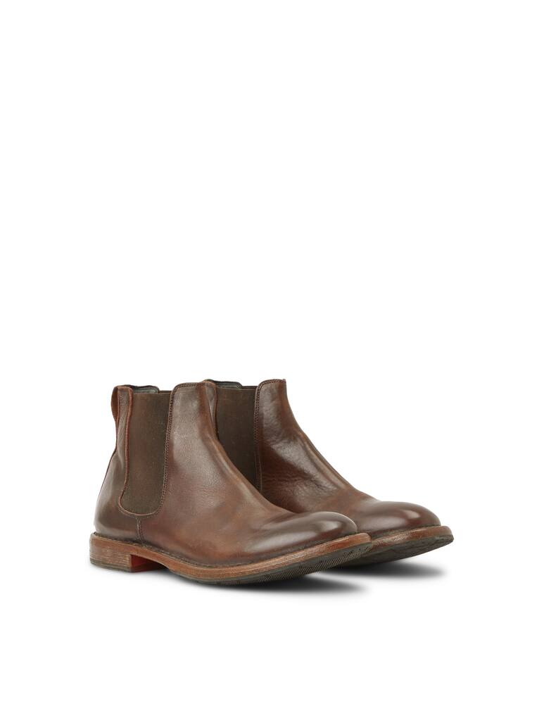 rinascente Moma Chelsea leather boots cusna - Brown