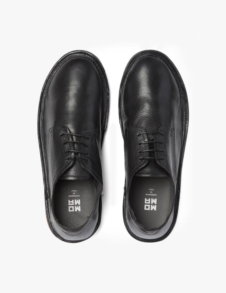 rinascente Moma Nairobi soft skin leather derby shoes - black