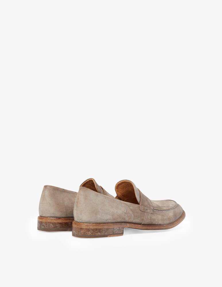 rinascente Moma Mocassino in suede f cuoio nottingham - grigio