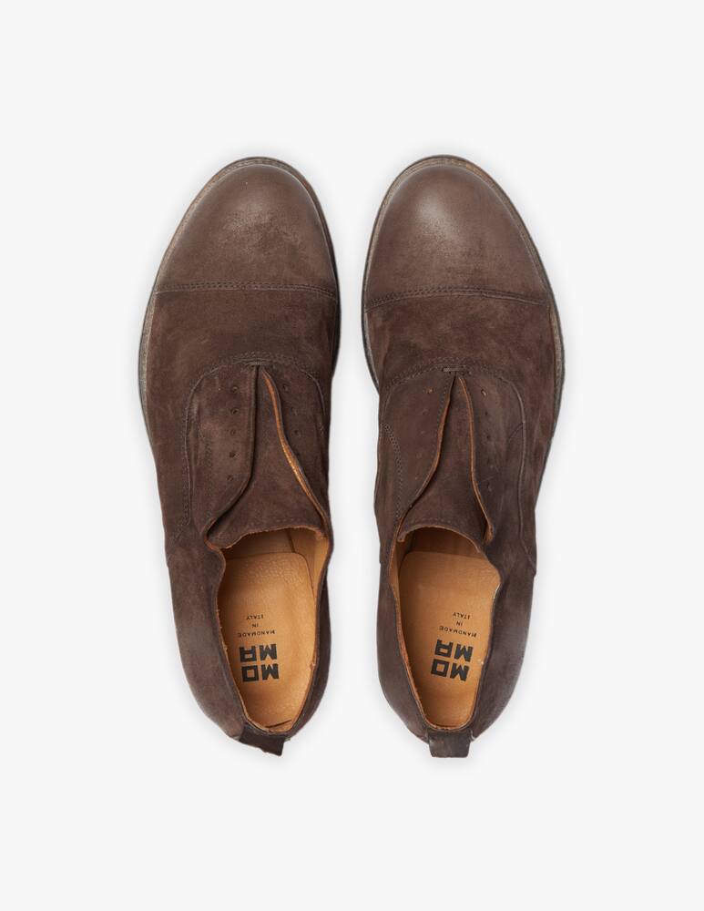 rinascente Moma No laces suede novara oxford shoes - brown