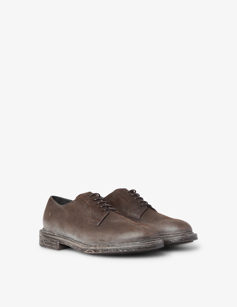 rinascente Moma Derby suede - Brown