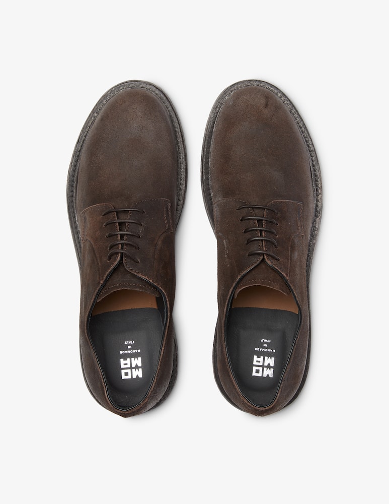 rinascente Moma Derby suede - Brown