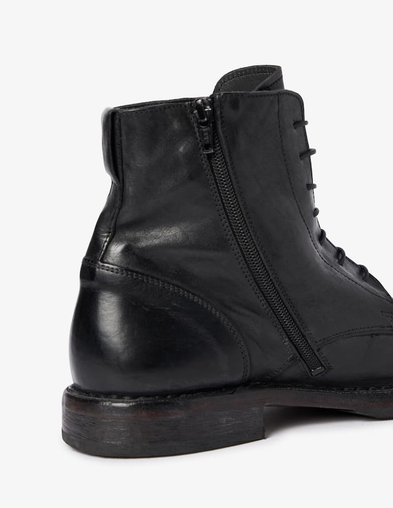 Moma Lace-up leather boots - picture 4 Moma Lace-up leather boots - picture 4