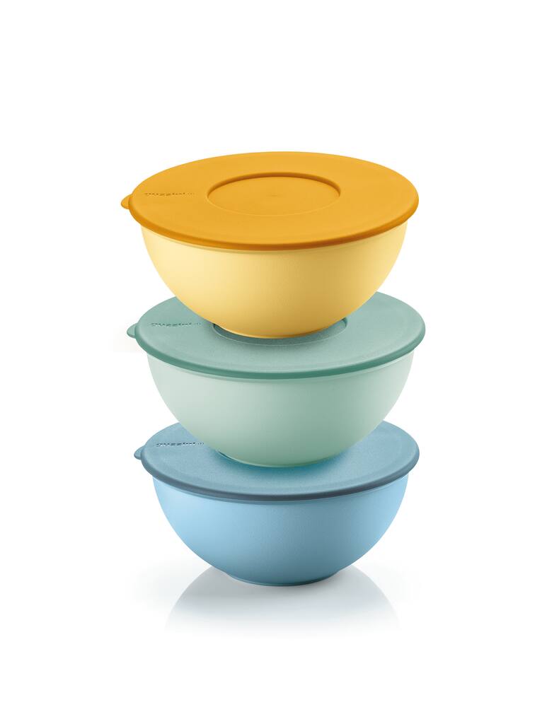 rinascente Guzzini Everywhere - Set 3 Contenitori Con Coperchi