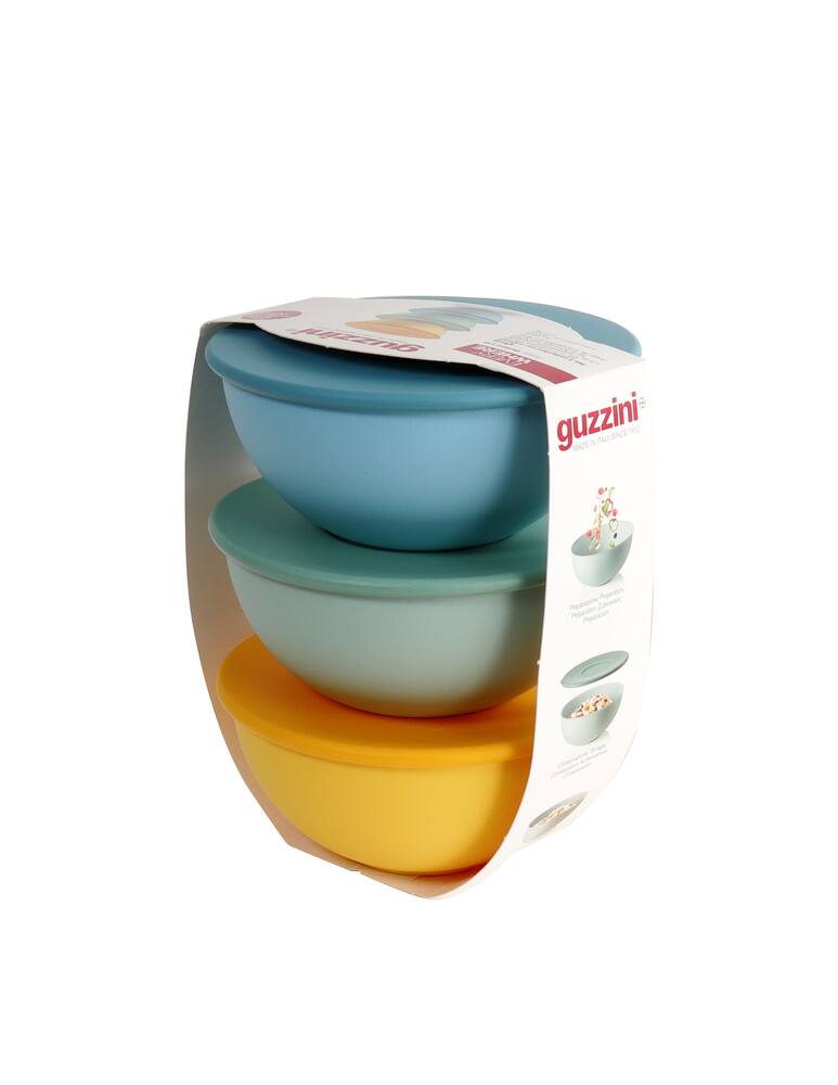 rinascente Guzzini Everywhere - Set 3 Contenitori Con Coperchi