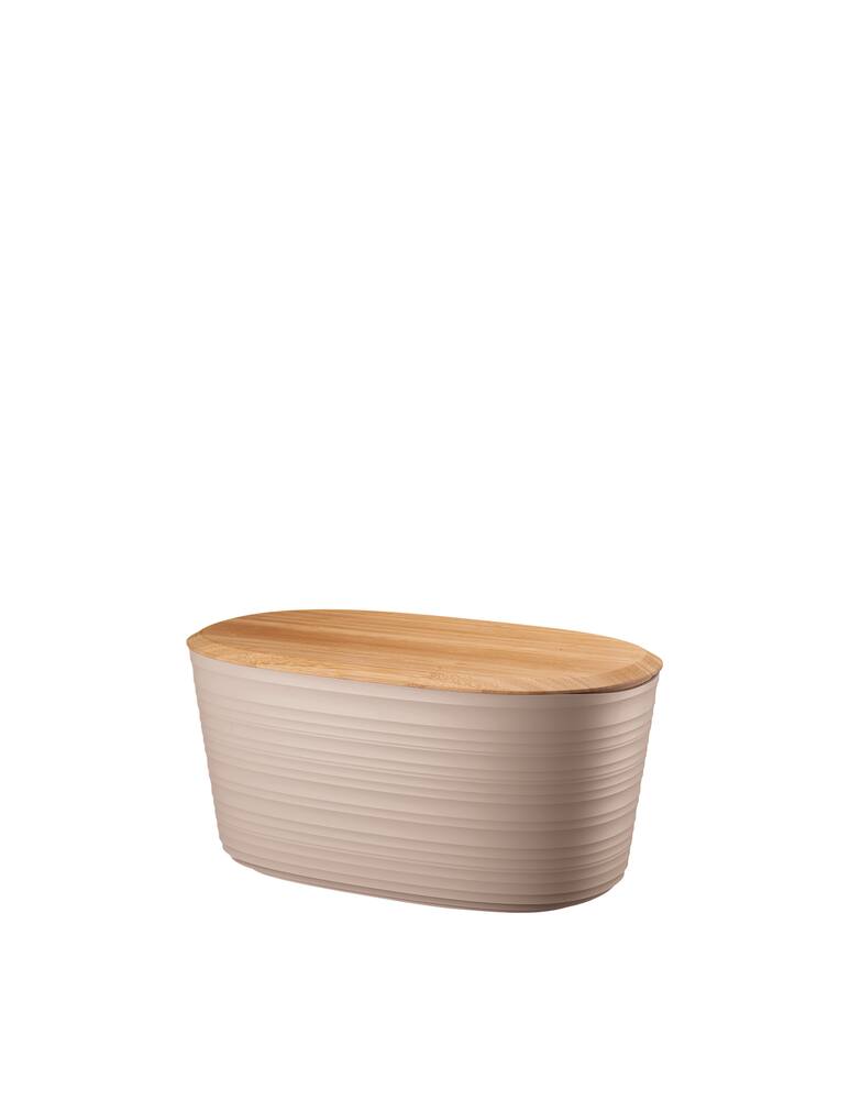 Guzzini Breadbox With Bamboo Breadboard Top "Tierra" - picture 1 Guzzini Breadbox With Bamboo Breadboard Top "Tierra" - picture 1