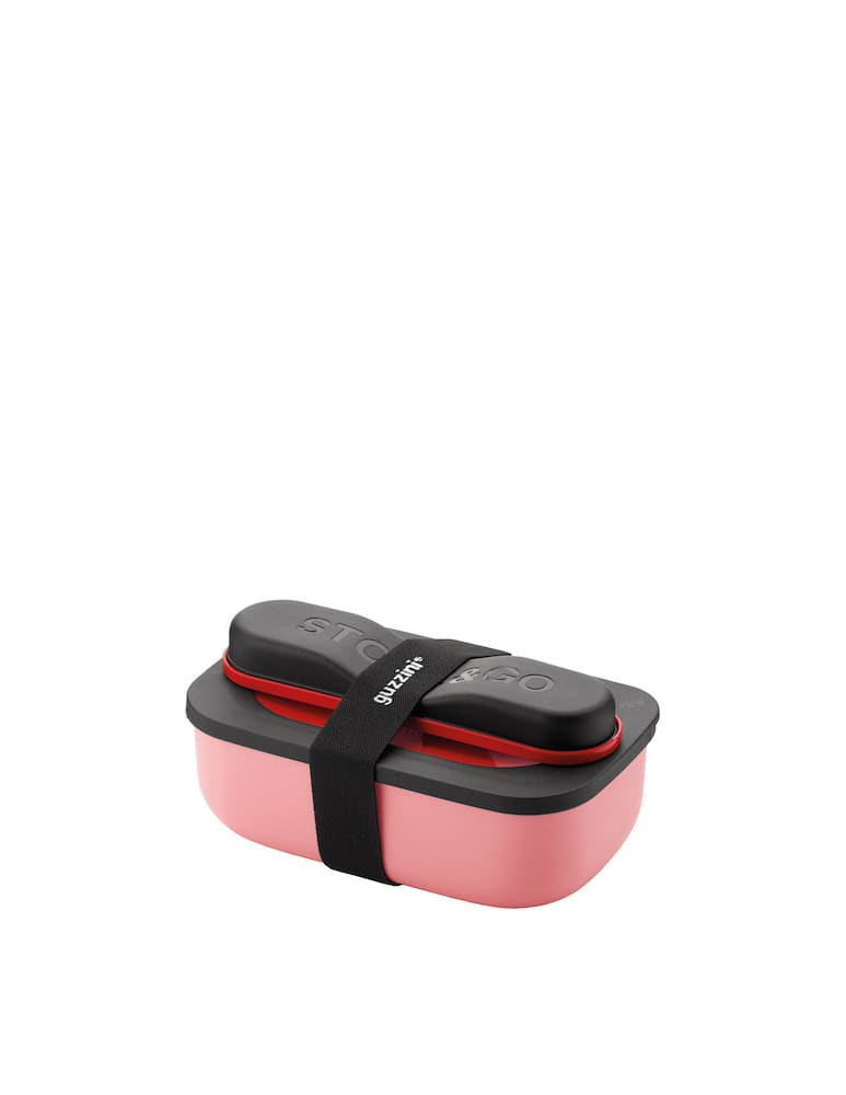 Guzzini "Store&Go" Set Lunch Box Con Posate Da Viaggio - immagine 1 Guzzini "Store&Go" Set Lunch Box Con Posate Da Viaggio - immagine 1