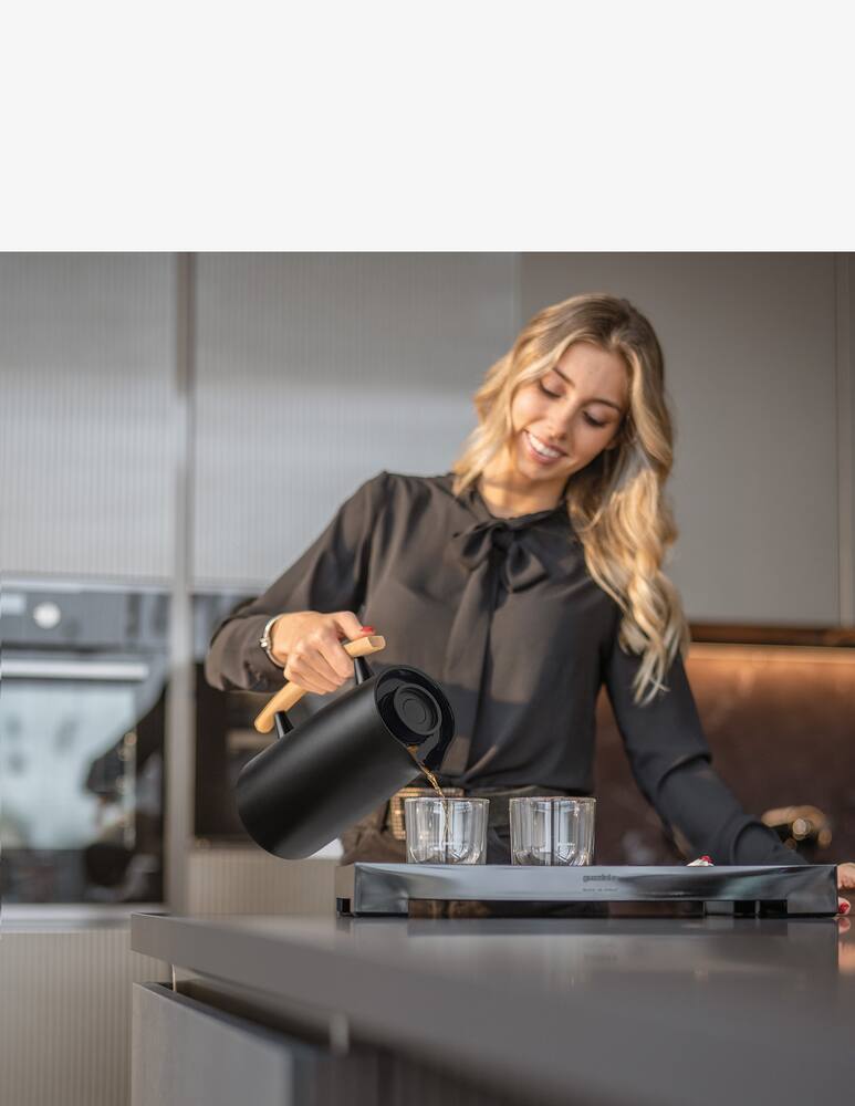 rinascente Guzzini Riviera ‘63 Caraffa Termica 1 Lt - Nero