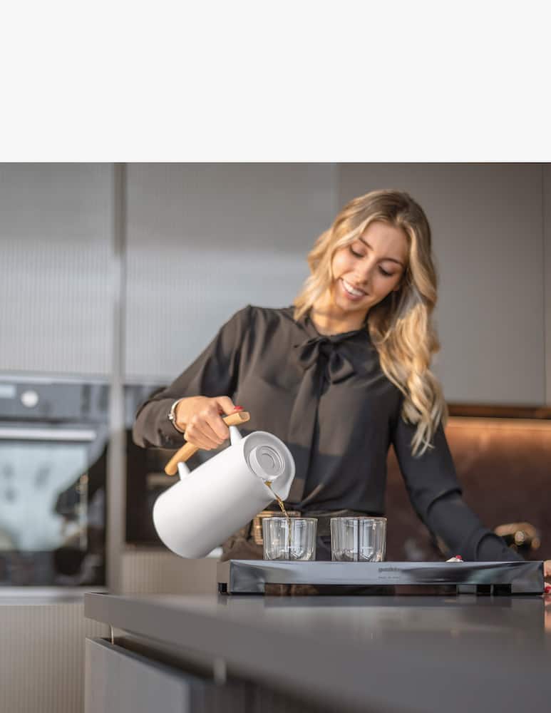 rinascente Guzzini Riviera ‘63 Caraffa Termica 1 Lt - Bianco