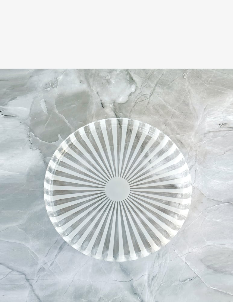 rinascente Guzzini Dolcevita Vassoio Tondo - Bianco