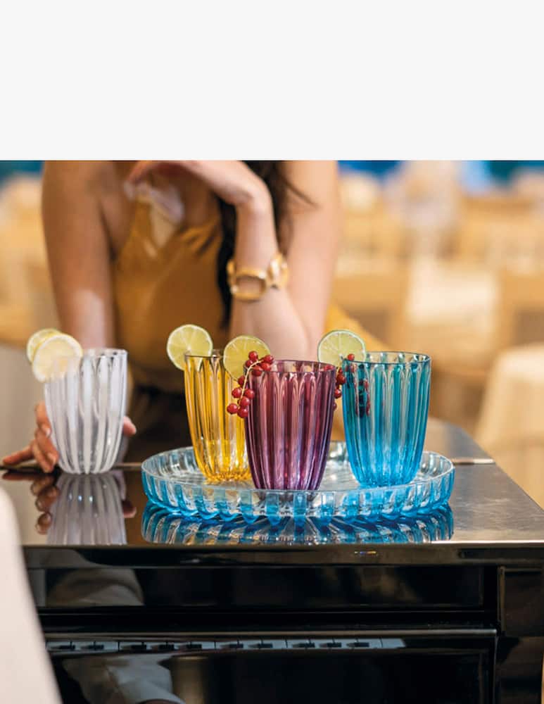 rinascente Guzzini Dolcevita Vassoio Tondo - Blu