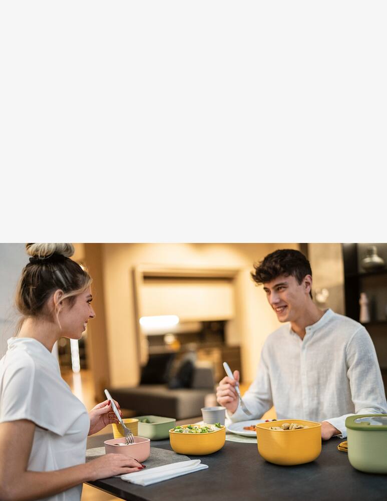 rinascente Guzzini Store&More Bio Contenitore Ermetico Rettangolare - Giallo